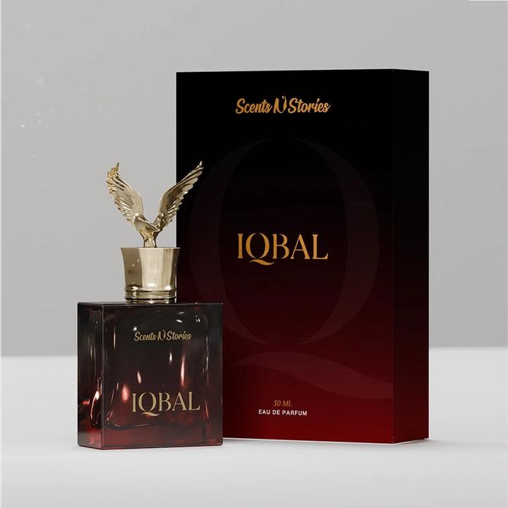 Iqbal perfume bottle by Scentories – elegant birthday gift ideas for mom by Scentories.
